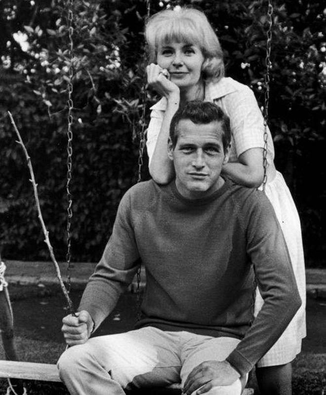 Hollywood's "Golden Couple" Paul Newman and wife, Joanne Woodward in 1965 50